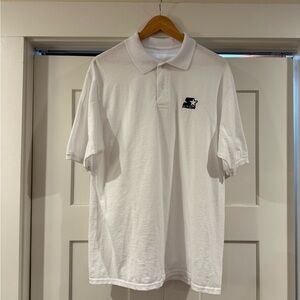 STARTER Men's Classic White Polo Shirt